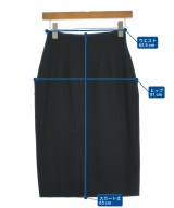 PRADA（プラダ）ひざ丈スカート 黒 サイズ:38(S位) レディース/2200708265031