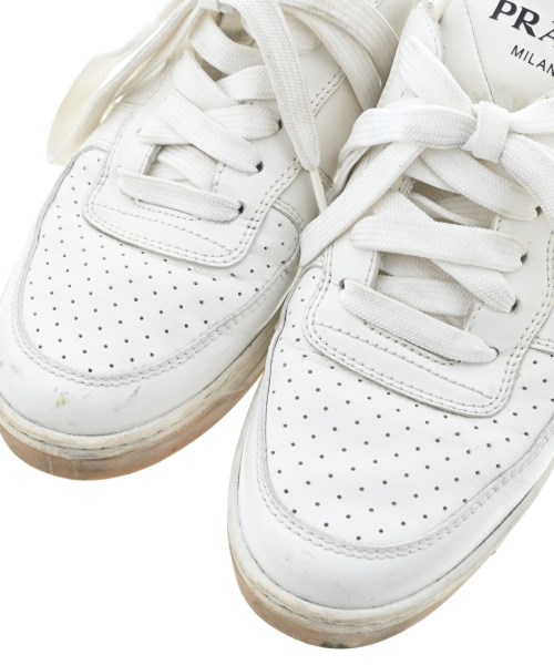 PRADA（プラダ）スニーカー 白 サイズ:EU37 1/2(24cm位) レディース/2200708289082