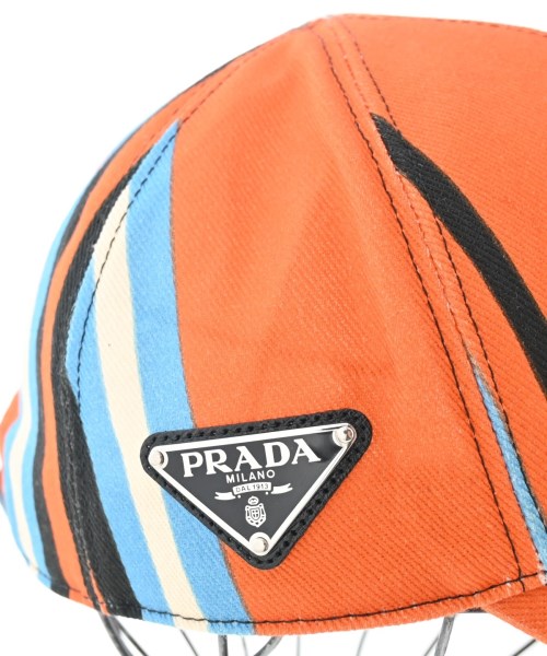 PRADA（プラダ）キャップ オレンジ サイズ:M メンズ/2200708657058