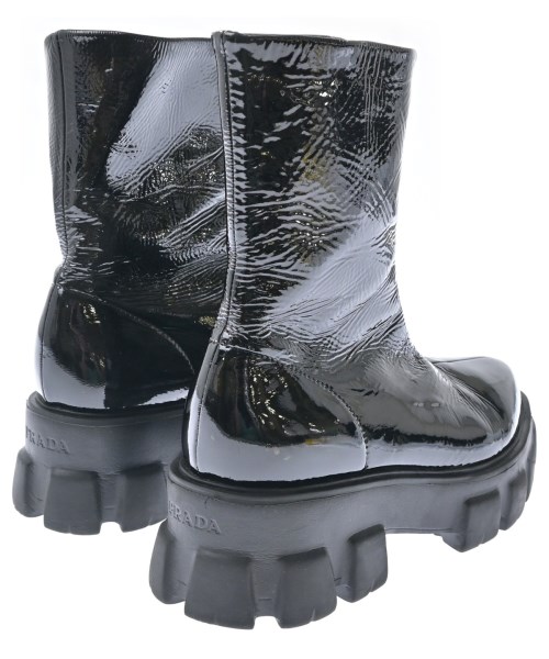 PRADA（プラダ）ブーツ 黒 サイズ:-(24.5cm位) レディース/2200708481028