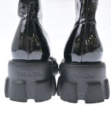 PRADA（プラダ）ブーツ 黒 サイズ:-(24.5cm位) レディース/2200708481028