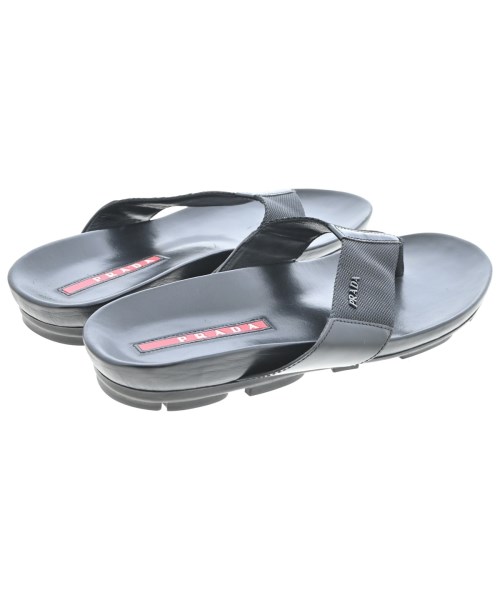 PRADA（プラダ）サンダル 黒 サイズ:7(26cm位) メンズ/2200709093237