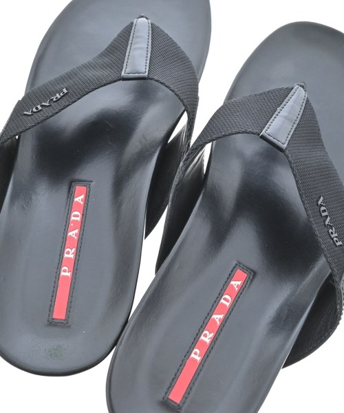 PRADA（プラダ）サンダル 黒 サイズ:7(26cm位) メンズ/2200709093237