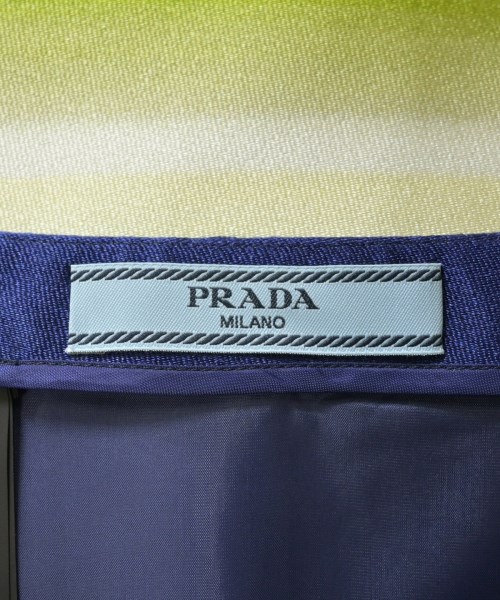 PRADA（プラダ）ひざ丈スカート 青 サイズ:S レディース/2200705976091