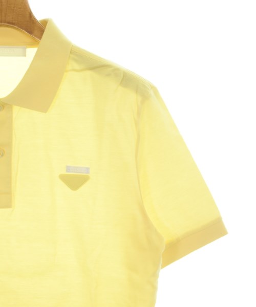 PRADA（プラダ）ポロシャツ 黄 サイズ:L メンズ/2200709381150