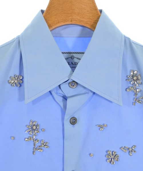 PRADA（プラダ）カジュアルシャツ 青 サイズ:S メンズ/2200709666301