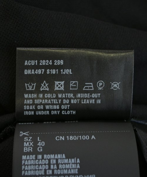 PRADA（プラダ）ポロシャツ 黒 サイズ:L メンズ/2200710002051
