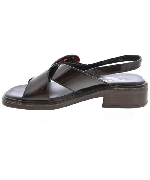 PRADA（プラダ）サンダル 茶 サイズ:EU36(22.5cm位) レディース/2200710023032