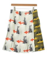PRADA（プラダ）ひざ丈スカート 白 サイズ:42(M位) レディース/2200710165046