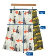 PRADA（プラダ）ひざ丈スカート 白 サイズ:42(M位) レディース/2200710165046