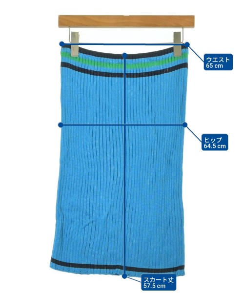 PRADA（プラダ）ミニスカート 青 サイズ:40(M位) レディース/2200710165053