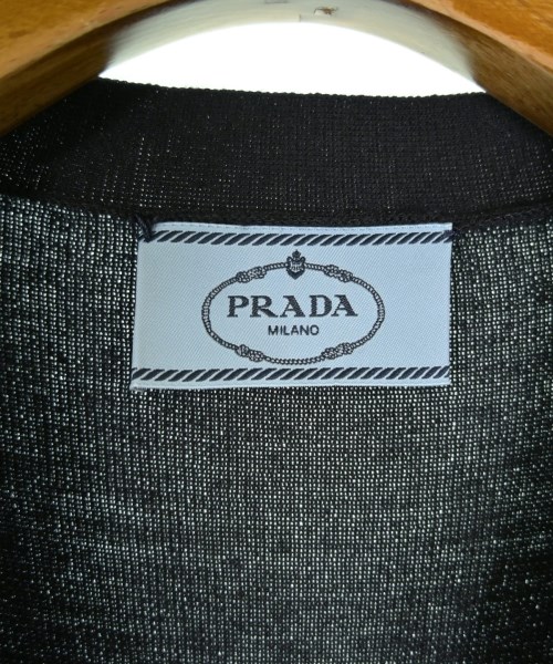 PRADA（プラダ）カーディガン 黒 サイズ:40(M位) レディース/2200700659210