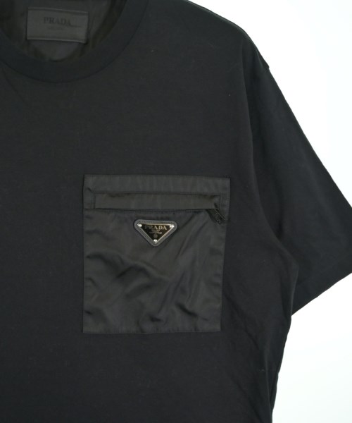 PRADA（プラダ）Tシャツ・カットソー 黒 サイズ:L メンズ/2200710342010