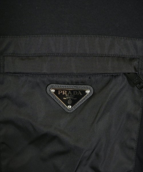 PRADA（プラダ）Tシャツ・カットソー 黒 サイズ:L メンズ/2200710342010