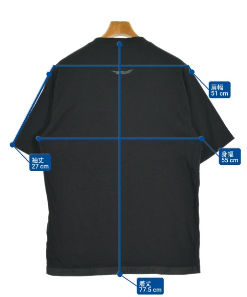 PRADA（プラダ）Tシャツ・カットソー 黒 サイズ:L メンズ/2200710342010