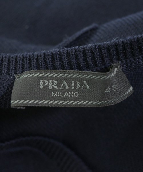 PRADA（プラダ）ニット・セーター 紺 サイズ:48(L位) メンズ/2200662485070