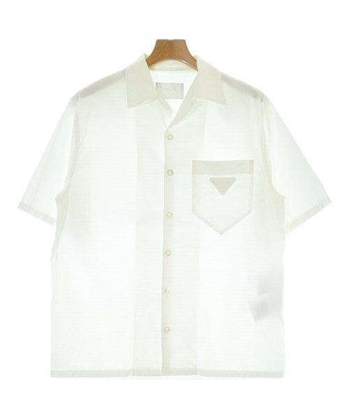 PRADA(プラダ)カジュアルシャツ 白 サイズ:M/2200662485087