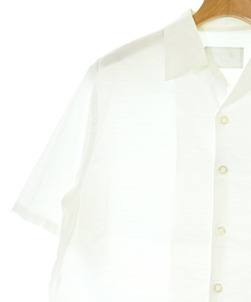 PRADA（プラダ）カジュアルシャツ 白 サイズ:M メンズ/2200662485087