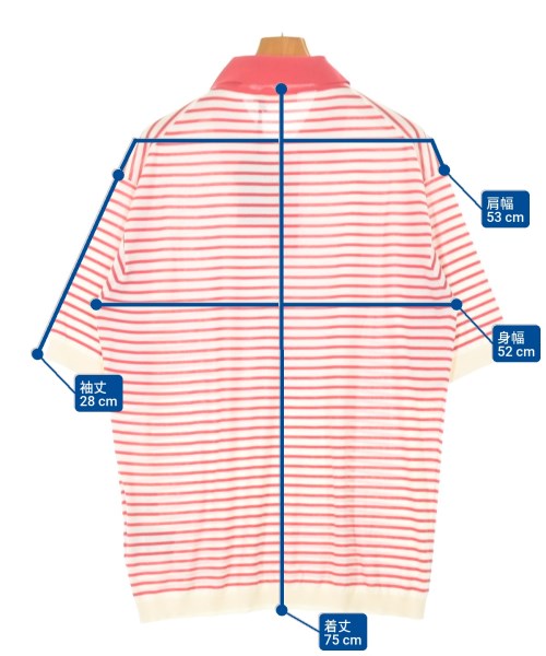 PRADA（プラダ）ニット・セーター 赤 サイズ:52(XXL位) メンズ/2200662575023