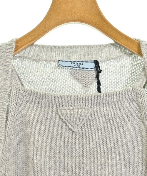 PRADA（プラダ）ニット・セーター グレー サイズ:44/44(L位) レディース/2200662575030