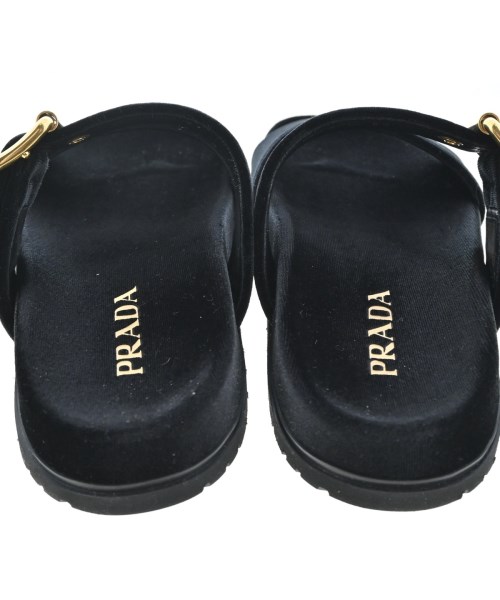 PRADA（プラダ）サンダル 黒 サイズ:EU37(23.5cm位) レディース/2200662575061