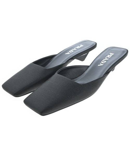 PRADA(プラダ)サンダル 黒 サイズ:EU37(23.5cm位)/2200662575078