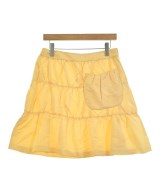 PRADA（プラダ）ひざ丈スカート 黄 サイズ:40(M位) レディース/2200662637080