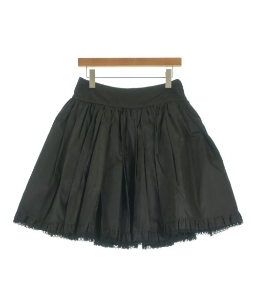 PRADA(プラダ)ひざ丈スカート 黒 サイズ:S/2200662637110