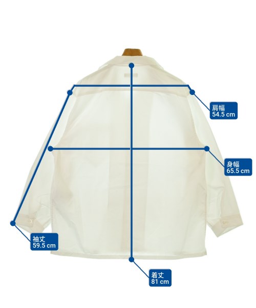 PRADA（プラダ）カジュアルシャツ 白 サイズ:XXL メンズ/2200662977025