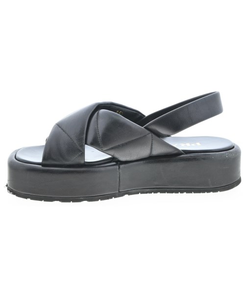 PRADA（プラダ）サンダル 黒 サイズ:EU35 1/2(22cm位) レディース/2200663044269