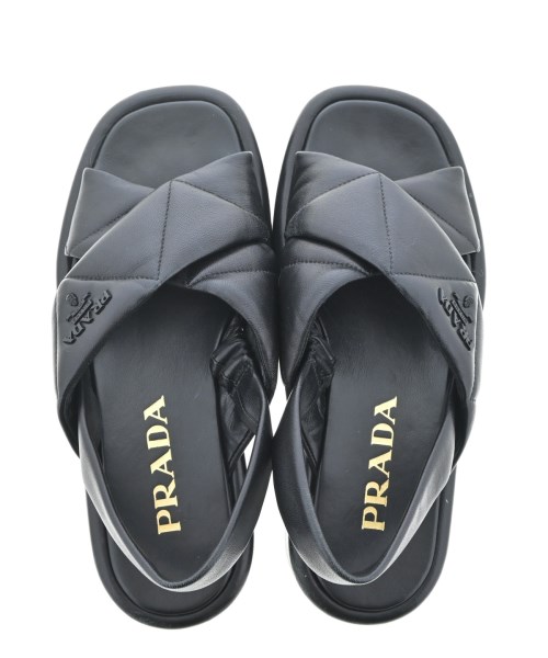 PRADA（プラダ）サンダル 黒 サイズ:EU35 1/2(22cm位) レディース/2200663044269