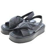 PRADA（プラダ）サンダル 黒 サイズ:EU35 1/2(22cm位) レディース/2200663044269