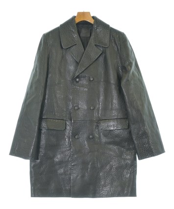 【イチ】プラダ PRADA ハーフコート L サイズ【中古】 PRADA（プラダ）その他 黒 サイズ:48(L位) メンズ/2200663114016