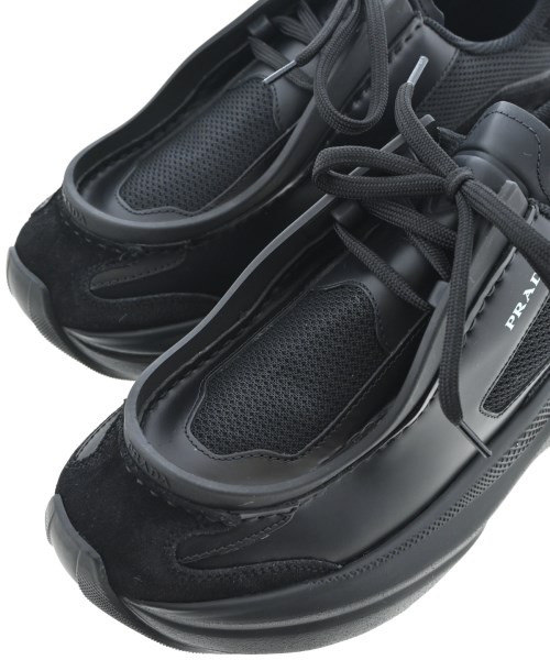 PRADA（プラダ）スニーカー 黒 サイズ:35(25cm位) メンズ/2200663114023