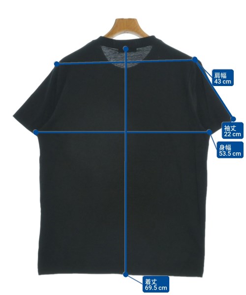 PRADA（プラダ）Tシャツ・カットソー 黒 サイズ:XL メンズ/2200663230273