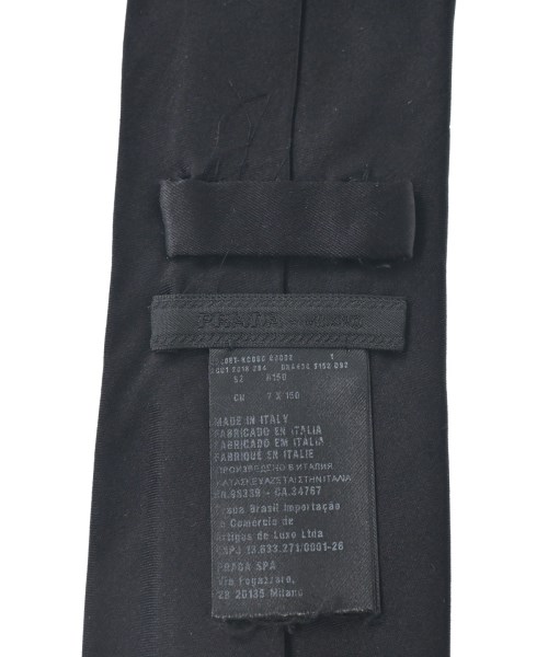 PRADA（プラダ）ネクタイ 黒 サイズ:- メンズ/2200663230532