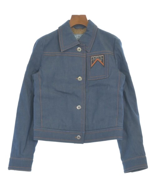 PRADA(プラダ)デニムジャケット 青 サイズ:38(S位)/2200662037033