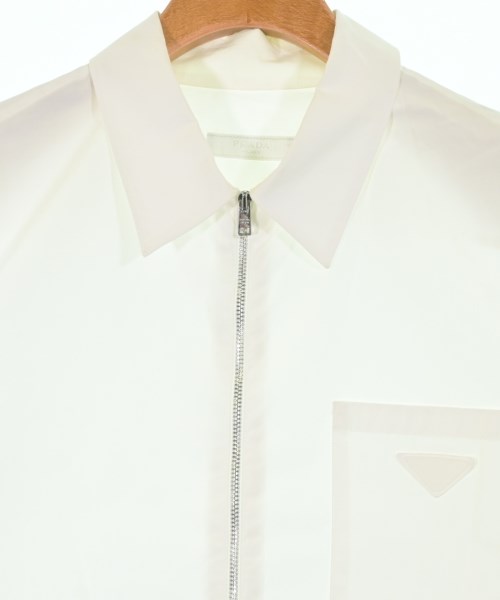 PRADA（プラダ）カジュアルシャツ 白 サイズ:L メンズ/2200663517046