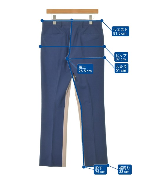 PRADA（プラダ）スラックス 青 サイズ:46(M位) メンズ/2200660624433