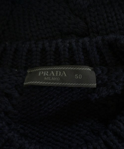 PRADA（プラダ）ニット・セーター 紺 サイズ:50(XL位) メンズ/2200661794029