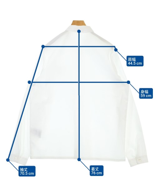 PRADA（プラダ）カジュアルシャツ 白 サイズ:XXL メンズ/2200661794043