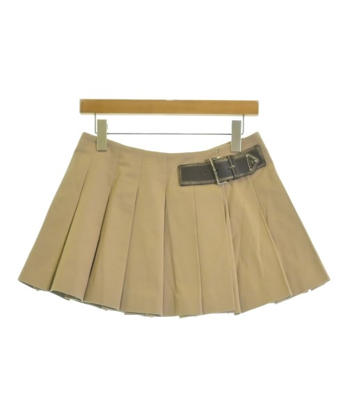 PRADA(プラダ)ミニスカート ベージュ サイズ:38(S位)/2200664898137