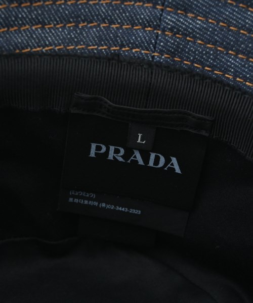 PRADA（プラダ）ハット 紺 サイズ:L メンズ/2200665226014