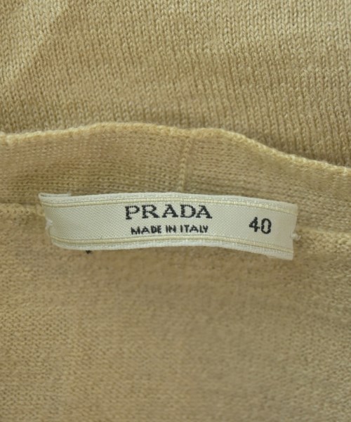 PRADA（プラダ）カーディガン ベージュ サイズ:46(M位) レディース/2200665492099