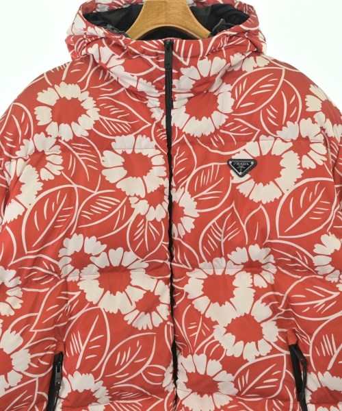 PRADA（プラダ）ダウンジャケット/ダウンベスト 赤 サイズ:XXL メンズ/2200662184041