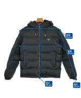 PRADA（プラダ）ダウンジャケット/ダウンベスト 黒 サイズ:S メンズ/2200665941016