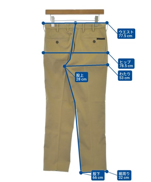 PRADA（プラダ）スラックス ベージュ サイズ:29(S位) メンズ/2200665953040