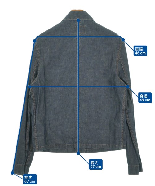 PRADA（プラダ）デニムジャケット 紺 サイズ:S メンズ/2200666403025