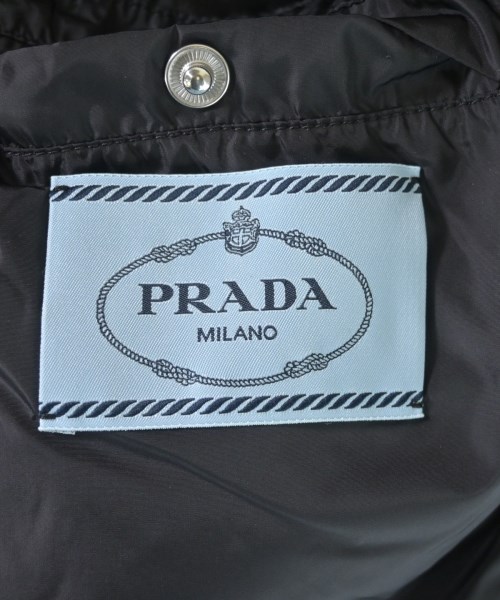 PRADA（プラダ）ステンカラーコート 黒 サイズ:XS レディース/2200664097011
