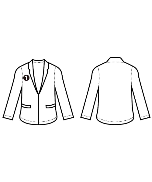 PRADA（プラダ）テーラードジャケット グレー サイズ:36(XS位) レディース/2200664097028